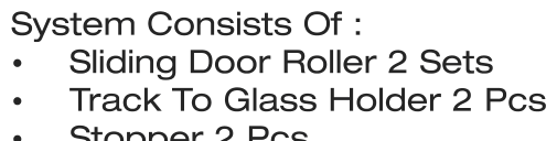 Sliding Door System-11 Kit