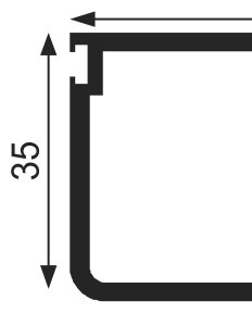 Stile Door Fix Profile