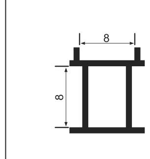 T Section-8mm