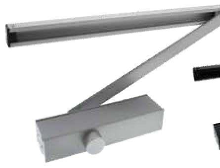 Door Closer With Sliding Arm