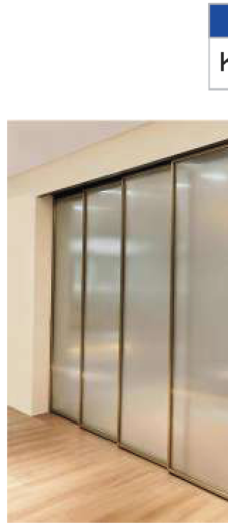 1 Fix + 3 Sliding Door With Latch / Lock