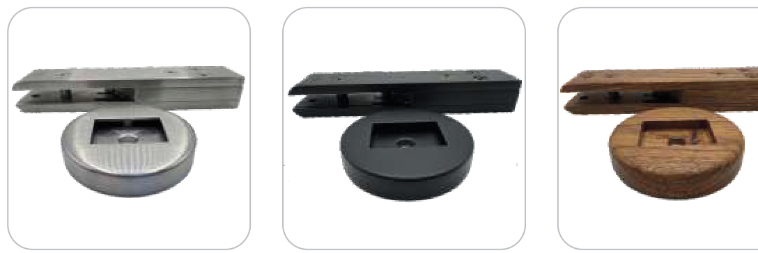 Cross Spigot Fitting For Staircase Round Base Plate With 2 Nos.