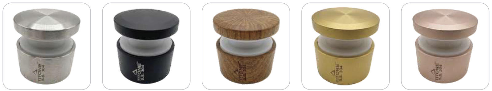 Glass Holder 40mm Stud Point Fitting