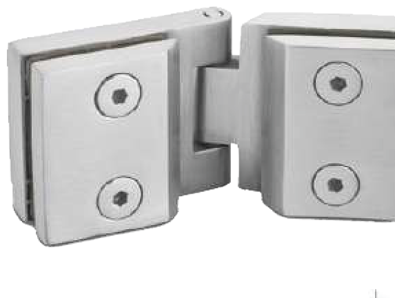 Glass to Glass Hinge 180°