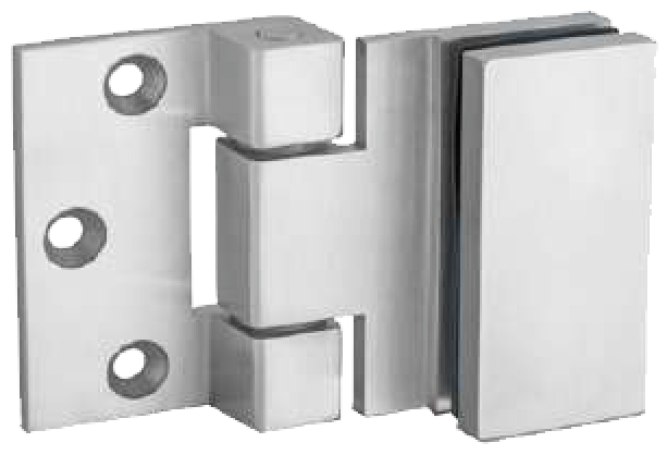 Wall to Glass Hinge 90° for 8-12 mm Glass